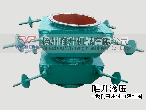 圓形雙層雙門(mén)重錘式鎖風(fēng)翻板閥