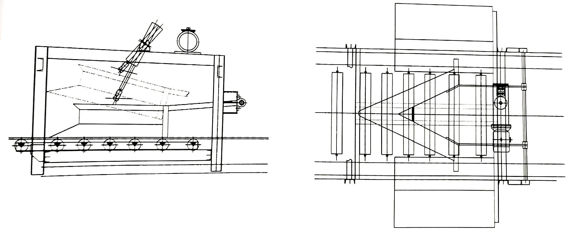 DYTN-III門(mén)架式電液動(dòng)犁式卸料器 DYTN-III門(mén)架式電液動(dòng)犁式卸料器