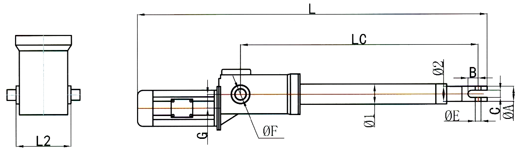 DT電動推桿 DT電動推桿