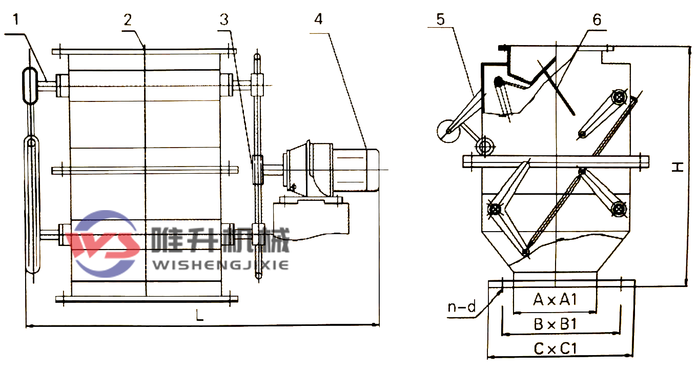 電動雙層雙門鎖風翻板閥 電動雙層雙門鎖風翻板閥