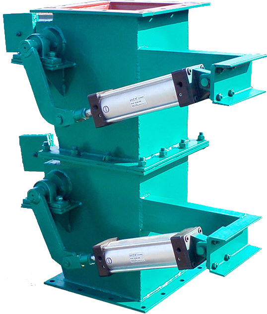 雙層氣動(dòng)鎖風(fēng)翻板閥 雙層氣動(dòng)鎖風(fēng)翻板閥