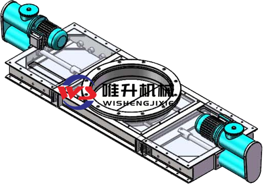 對開式電液動平板閘門 對開式電液動平板閘門